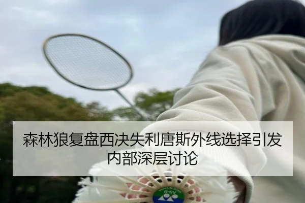 森林狼复盘西决失利唐斯外线选择引发内部深层讨论